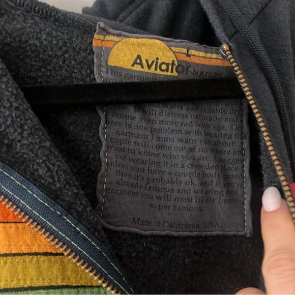 Aviator Nation Zip up Sweatshirt - Picture 3 of 4
